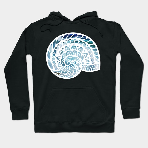 mandala seashell Hoodie by ChezALi